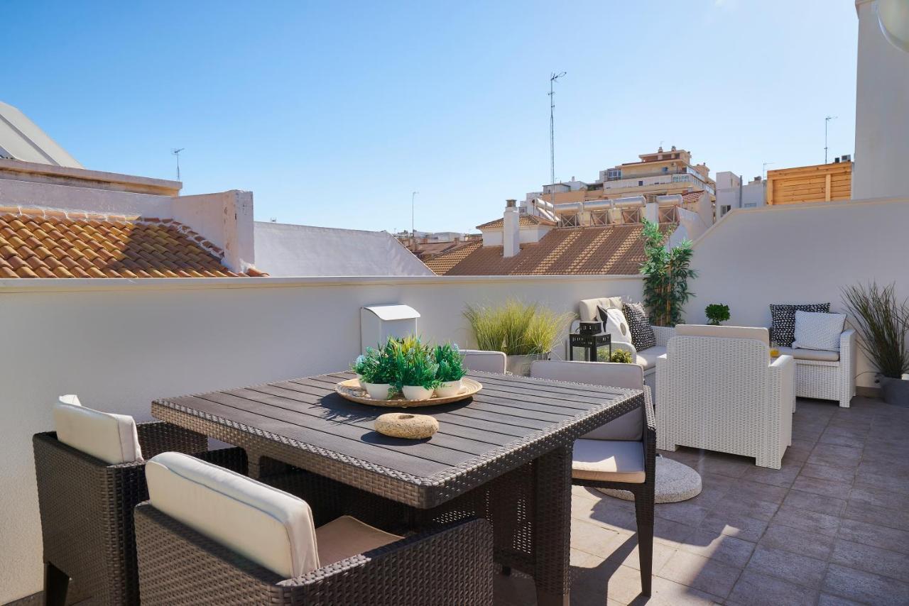 Studio Deluxe With Shared Roof Terrace Málaga Kültér fotó